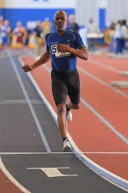 Charles Allie sprints